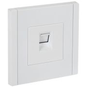 Розетка компьютерная RJ45 кат.5E FORTE&PIANO FP232 бел. IEK FP-K10-1-K01