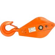 Блок монтажный однорольный с  крюком TOR HQG(L) K1-2,0 т с откидной щекой (S)