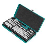 Набор торцевых головок с трещоткой, 1/4