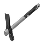 Кирка-молоток печника и каменщика 500 г, фибергласовая обрезиненная рукоятка 385 мм Matrix