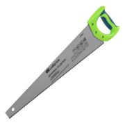 Ножовка по дереву «Зубец», 500 мм, 7-8 TPI, каленый зуб 2D, двухкомпонентная рукоятка Сибртех