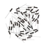 Заклепки 4.0 х 10 мм RAL 8017, темно-коричневый, 50 шт Matrix