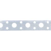 Лента перфорированная, вентиляционная, прямая, 0.55 мм, LP, V 2 см х 25 м, цинк Сибртех