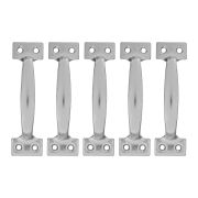 Ручка-скоба РС-120 цельнотянутая, цинк, 5 шт, (Металлист)