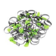 Хомуты металлические элемент крепления с формой ключа 20-35 мм, 50 штук в упаковке Сибртех