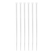 Хомуты, 200 x 3.6 мм, пластиковые, белые, 100 шт Сибртех