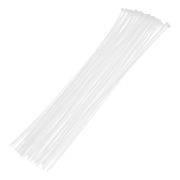 Хомуты, 500 x 4.8 мм, пластиковые, белые, 50 шт Сибртех