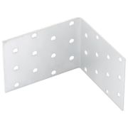 Крепежный уголок равносторонний 2 мм, KUR 60 x 60 x 80 мм Сибртех