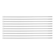 Хомуты, 300 x 4.8 мм, пластиковые, белые, 100 шт Сибртех