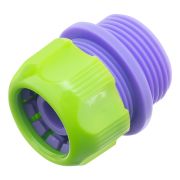 Соединитель пластмассовый, для шланга 1/2, с внешней резьбой 3/4 Palisad