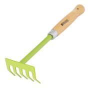 Грабли 5 - зубые, 90 х 330 мм, стальные, деревянная рукоятка, Classic, Palisad