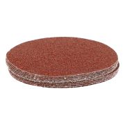 Круг абразивный на ворсовой подложке под «липучку», P 40, 125 мм, 10 шт Matrix