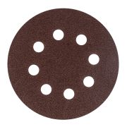Круг абразивный на ворсовой подложке под «липучку», перфорированный, P 60, 125 мм, 5 шт Сибртех
