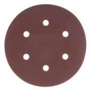 Круг абразивный на ворсовой подложке под «липучку», перфорированный, P 120, 150 мм, 5 шт Matrix