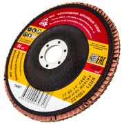 Круг лепестковый торцевой КЛТ-1, зернистость Р40(40Н) 150 х 22.2 мм, «БАЗ»