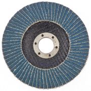 Круг лепестковый торцевой КЛТ-1, ZK10X W (цирконий) зернистость 25Н(P 60) 125 х 22.2 мм, «БАЗ»