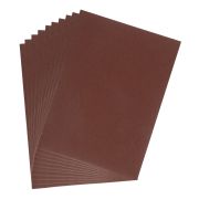 Шлифлист на тканевой основе, зернистость № 20, 240 х 170 мм, 10 шт, водостойкий, «БАЗ»