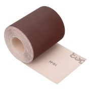 Шкурка на тканевой основе, KK18X W, зернистость 16Н(Р 80) бобина 200 мм х 20 м, водостойкая, «БАЗ»