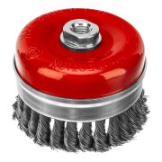 Щетка для УШМ Heavy Duty, 100 мм, М14, «чашка», крученая проволока 0.5 мм Matrix