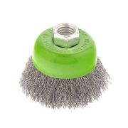 Щетка для УШМ, 65 мм, М14, «чашка», витая проволока 0.3 мм Сибртех