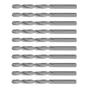 Сверло по металлу, 6 мм, полированное, HSS, 10 шт, цилиндрический хвостовик Matrix