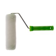 Валик «Искусственный мех» с ручкой, 200 мм, ворс 15 мм, D 48 мм, D ручки 6 мм, полиэстер Сибртех