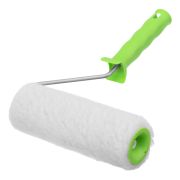 Валик с натуральным мехом, с ручкой, 200 мм, ворс 12 мм, D 48 мм, D ручки 6 мм, Сибртех