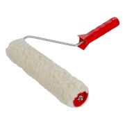 Валик «Натуральный мех», в сборе, 250 мм, D 48 мм, D ручки 6 мм, крепление шплинтом Сибртех