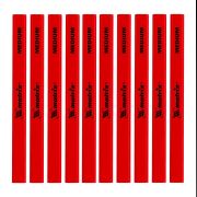 Набор карандашей малярных прямоугольных с точилкой в тубе, 175 мм, 10 шт Matrix