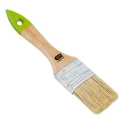 Кисть плоская 36 мм, натуральная щетина, деревянная ручка Сибртех