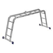 Лестница шарнирная алюминиевая, 4 х 3 ступени, Сибртех