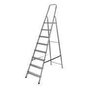 Стремянка, 8 ступеней, алюминиевая, Сибртех