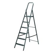 Стремянка 6 ступеней, компактная, стальная Сибртех
