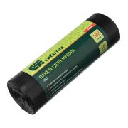 Пакеты для мусора 180 л x 10 шт, пвд, короткий ролик, тип дна «Звезда» Сибртех