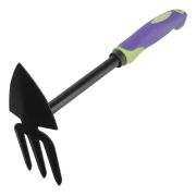 Мотыжка комбинированная, 75х300 мм, стальная, обрезиненная эргономичная рукоятка, LSR1, Palisad