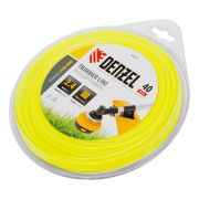 Леска для триммера, квадрат 2.4 мм х 40 м, блистер Flex cord Denzel