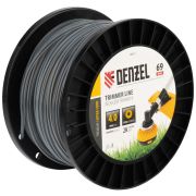 Леска для триммера двухкомпонентная круглая, 4,0мм х 69м, на DIN катушке EXTRA CORD Denzel