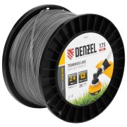 Леска для триммера двухкомпонентная квадрат, 2,4мм х 175м, на DIN катушке EXTRA CORD Denzel