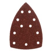 Треугольник абразивный на ворc. подложке под «липучку», перф., P 40, 150х150х100 мм, 5 шт. Denzel