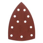 Треугольник абразивный на ворc. подложке под «липучку», перф., P 240, 150х150х100 мм, 5 шт. Denzel