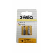 Felo Бита Плоская шлицевая 4,0X0,8X25, серия Industrial, 2шт в блистере 02041036