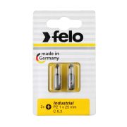 Felo Бита крестовая PZ 1X25, серия Industrial, 2 шт в блистере 02101036