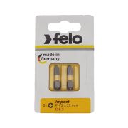 Felo Бита ударная серия Impact PH 2х25, 2 шт в блистере 02202241