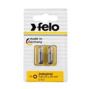 Felo Бита Torx 20X25, серия Industrial, 2 шт в блистере 02620036