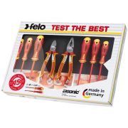 Felo Набор диэлекрических отверток Ergonic с диэлектрическими паcсатижами и бокорезами в упаковке, 8 шт 41398517