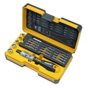 Felo Набор бит SL/PH/PZ/Tx и метрических головок с поворотной трещоткой Ergonic K в кейсе, 20 шт 06072006