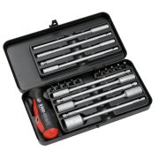 Felo Набор бит SL/PH/Tx/PZ и дюймовых головок c рукояткой SMART в кейсе, 20 шт 06092036