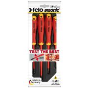 Felo Набор диэлектрических отверток 4 шт серия Slim 41384198