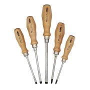 Felo Набор отверток ударных SL/PH с деревянной рукояткой, 5 шт 33595198