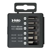 Набор бит SL Industrial 50 мм в кейсе, 6 шт, Felo 03091516